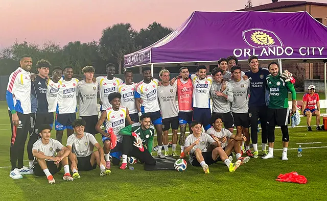 Jose Segura entrenando con la selección mayor de Colombia — Luis Díaz, David Ospina, Davinson Sánchez y Johan Mojica