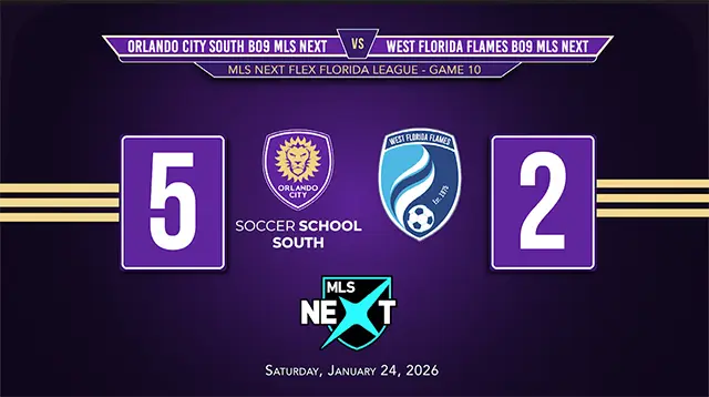 Orlando City South U17 vs West Florida Flames FC U17