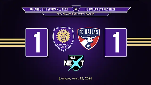 Orlando City SC U19 vs FC Dallas U19